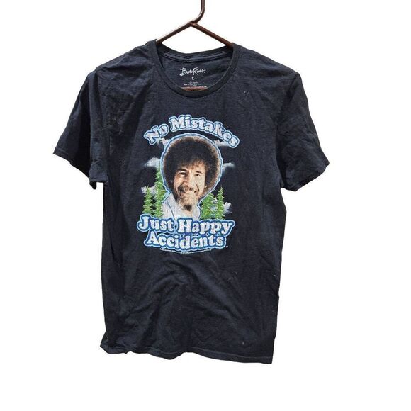 Bob Ross L t-shirt - Picture 1 of 7